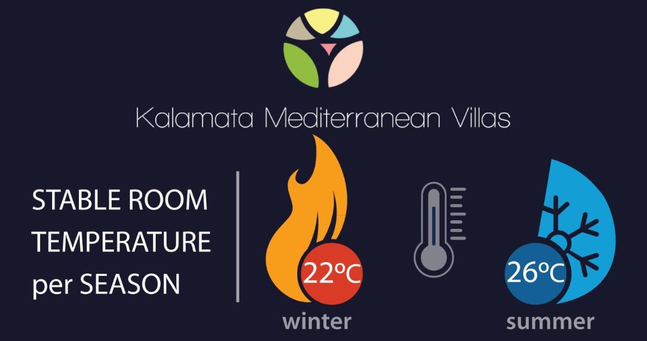 Villa Vesta Retire - Kalamata Mediterranean Villas Exterior foto